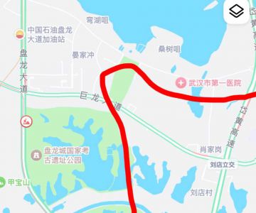 建议盘龙城腾龙大道和金谭路连接一条宽敞的公路或者桥
