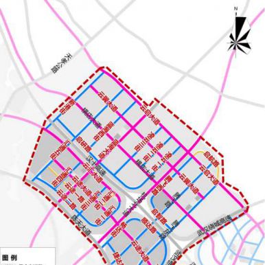 关于黄陂区横店街道临空产业园部分道路命名方案的公示