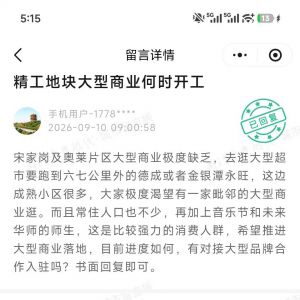 对于盘龙城商业，最近有一个回复，我怎么感觉又是一个...